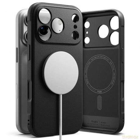 Etui Ringke Onyx Magnetic MagSafe na iPhone 17 Pro Max - czarne