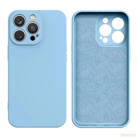 Etui Silicone Case na Samsung Galaxy S25 Edge - niebieskie