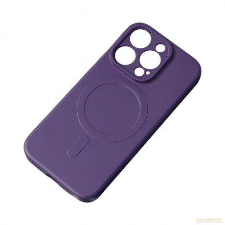 Etui Silicone Case z MagSafe na iPhone 16e - fioletowe