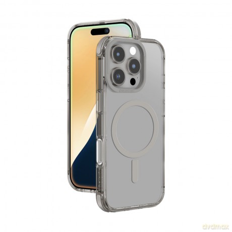 Etui silikonowe AMAZINGTHING Omni Mag Case do iPhone 16 Pro Max - szare
