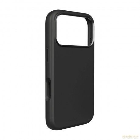 Etui silikonowe Pure Icon Mag Pro Liquid Silicone na iPhone 17 Pro kompatybilne z MagSafe, z ochroną aparatu i aluminiowymi przyciskami - czarne