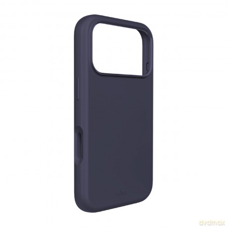 Etui silikonowe Pure Icon Mag Pro Liquid Silicone na iPhone 17 Pro Max kompatybilne z MagSafe, z ochroną aparatu i aluminiowymi przyciskami - ciemnoniebieskie