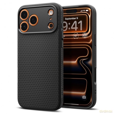 Etui Spigen Liquid Air na iPhone 17 Pro Max - czarny mat
