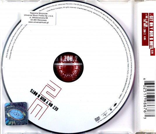 U2: Get On Your Boots (2 Track Single) [CD]