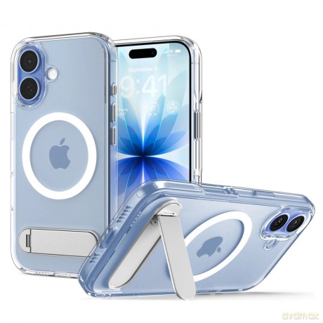 Etui Spigen Ultra Hybrid "S" MagSafe na iPhone 17 - przezroczysto-białe