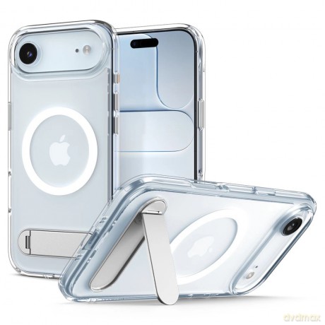 Etui Spigen Ultra Hybrid "S" MagSafe na iPhone 17 Air - przezroczysto-białe