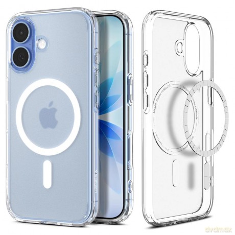 Etui Spigen Ultra Hybrid MagSafe na iPhone 17 - białe