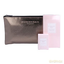 Burberry Brit Sheer Zestaw - woda toaletowa 100 ml spray + woda toaletowa 4,5 ml bez sprayu + kosmetyczka [PERFUMY]