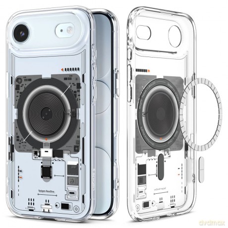 Etui Spigen Ultra Hybrid MagSafe na iPhone 17 Air Neo One - przezroczyste