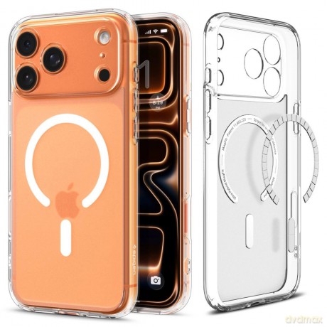 Etui Spigen Ultra Hybrid MagSafe na iPhone 17 Pro - białe