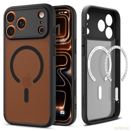 Etui Spigen Ultra Hybrid MagSafe na iPhone 17 Pro Max - czarne