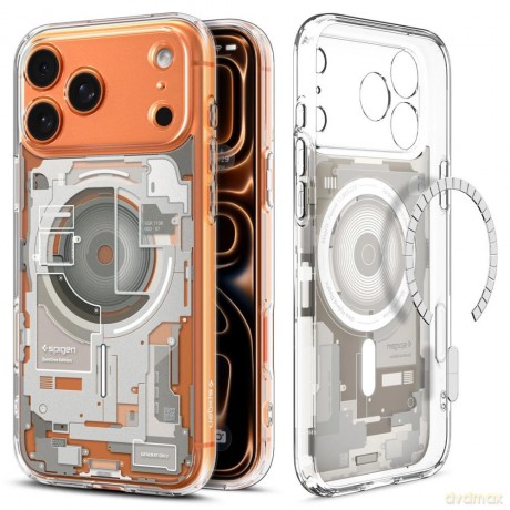 Etui Spigen Ultra Hybrid MagSafe na iPhone 17 Pro Zero One - tytanowe