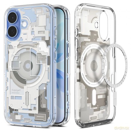 Etui Spigen Ultra Hybrid MagSafe na iPhone 17 Zero One - tytanowe
