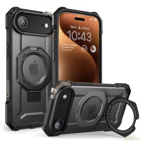 Etui Supcase UB Grip Mag MagSafe na iPhone 17 Air - czarne