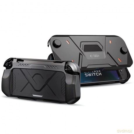 Etui Tech-Protect Carbonox na Nintendo Switch 2 - czarne