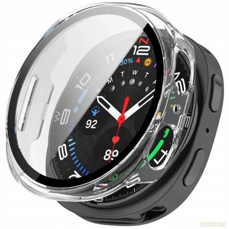Etui Tech-Protect Defensena Samsung Galaxy Watch 8 44 mm - przezroczyste