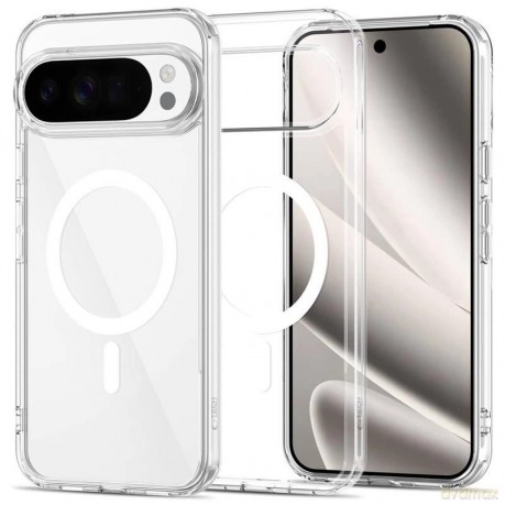Etui Tech-Protect FlexAir Hybrid MagSafe na Google Pixel 10 Pro XL - przezroczyste