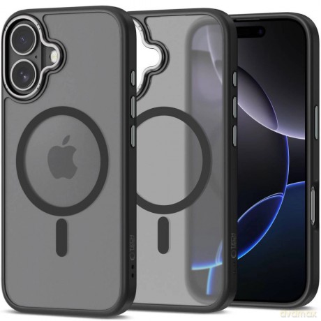Etui Tech-Protect MagEdge MagSafe na iPhone 17 - czarny mat