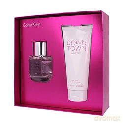 Calvin Klein Downtown Zestaw - woda perfumowana 90 ml spray + balsam do ciała 200 ml [PERFUMY]