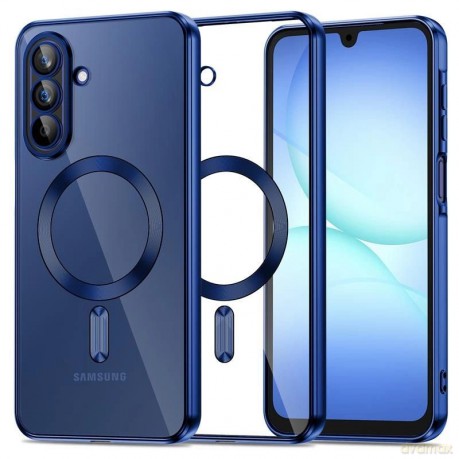 Etui Tech-Protect MagFlex MagSafe na Samsung Galaxy A17 4G/ 5G - przezroczysto-niebieskie