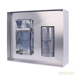 Calvin Klein Encounter Fresh Zestaw - woda toaletowa 100 ml spray + dezodorant sztyft 75 ml [PERFUMY]