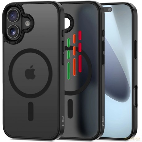 Etui Tech-Protect MagMat XT 4-set MagSafe na iPhone 17 - czarny mat