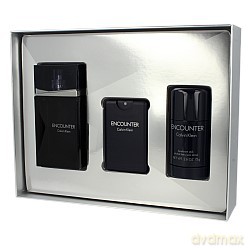 Calvin Klein Encounter Zestaw - Woda toaletowa 100 ml spray + dezodorant sztyft 75 ml - bezalkoholowy + woda toaletowa 20 ml spray [PERFUMY]