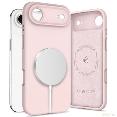 Etui Tech-Protect Silicone MagSafe na iPhone 17 Air - różowe