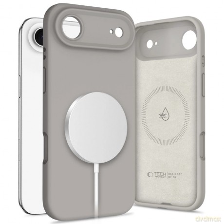 Etui Tech-Protect Silicone MagSafe na iPhone 17 Air - szare