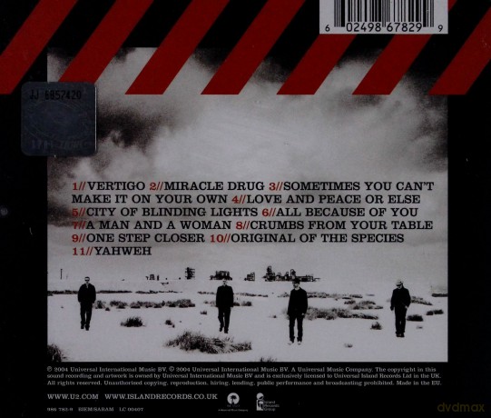 U2: How To Dismantle An Atomic Bomb [CD]
