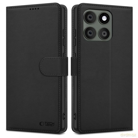 Etui Tech-Protect Wallet na Motorola Edge 60 Pro - czarne