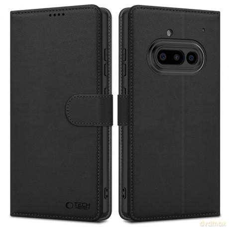 Etui Tech-Protect Wallet na Nothing Phone 3A - czarny mat