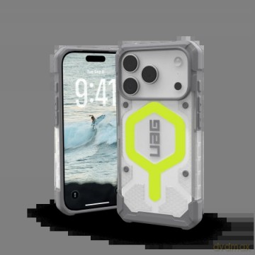 Etui UAG Pathfinder Clear MagSafe na iPhone 17 Pro - szaro-neonowe