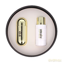 Carolina Herrera 212 VIP Zestaw - Woda perfumowana 80 ml spray + balsam do ciała 200 ml [PERFUMY]