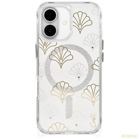 Etui UNIQ Coehl Maree na iPhone 17 Magnetic Charging - srebrne