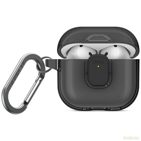 Etui UNIQ Glase Pro do AirPods 4 - czarne