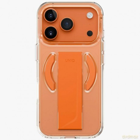 Etui UNIQ Heldro Air na iPhone 17 Pro Magclick Charging - pomarańczowe
