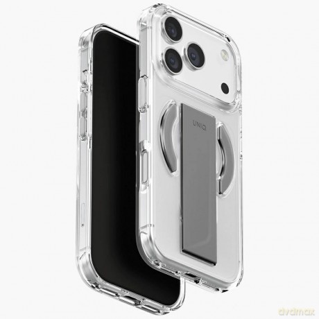 Etui UNIQ Heldro Air na iPhone 17 Pro Magclick Charging - przezroczyste