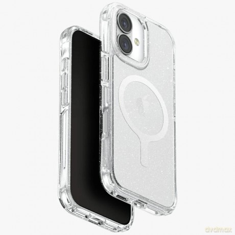 Etui UNIQ LifePro Xtreme Magclick Charging do iPhone 17 - przezroczysty-brokat