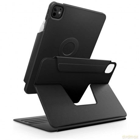 Etui UNIQ Rovus Snapmount Magnetic 360 Rotating Detachable do iPad Pro 11" 2024 (5 gen.) - czarne