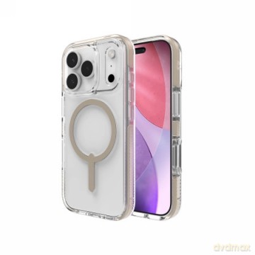 Etui ZAGG Santa Cruz Snap MagSafe na iPhone 17 Pro - przezroczysto-tytanowe