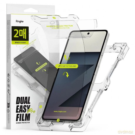 Folia ochronna Ringke Dual Easy Pro 2-pack na Samsung Galaxy Z Flip 7 - przezroczysta