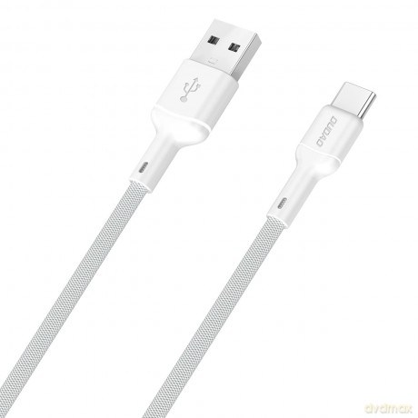 Kabel Dudao L9T 5A USB-A - USB-C 1m - biały