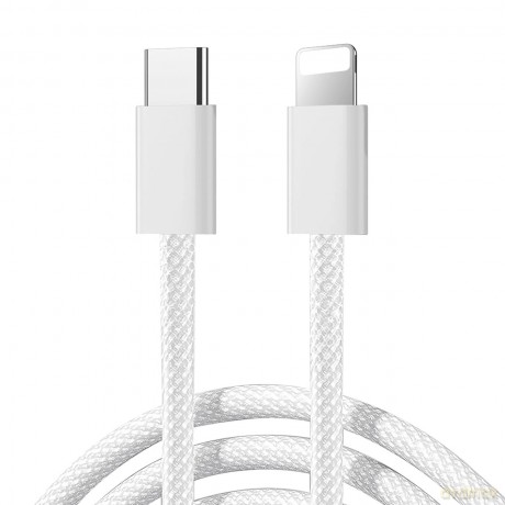 Kabel Joyroom S-A45 Ben Series 30W (USB-C - Lightning) w oplocie 1m - biały
