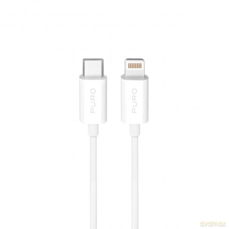 Kabel Puro TPE 20W USB-C - Lightning 2m - biały