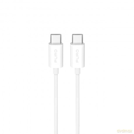 Kabel Puro TPE 25W USB-C - USB-C 3m - biały