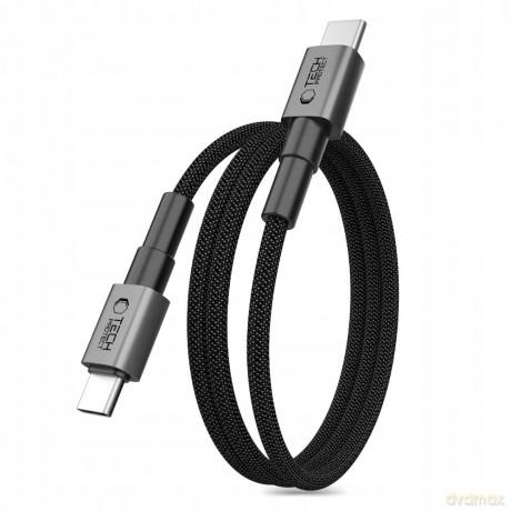 Kabel Tech-Protect Ultraboost DNA MagTwist USB-C PD 100W / 5A 100 cm - szary
