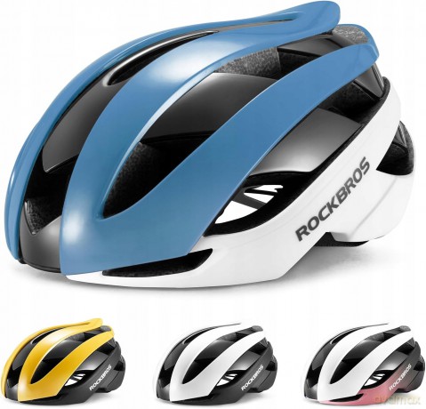 Kask rowerowy Rockbros 10110004004 rozmiar M - niebiesko-biały