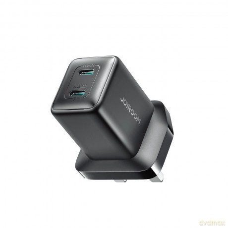Ładowarka sieciowa Joyroom JR-TCG17 45W 2 x- USB-C (wtyczka UK) - czarna
