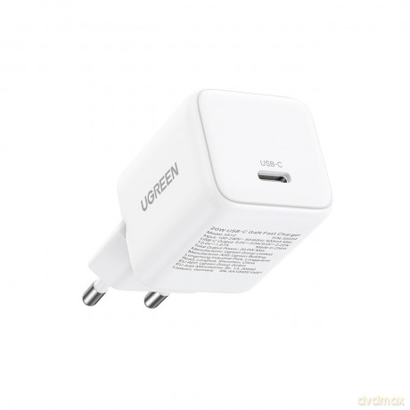 Ładowarka sieciowa Ugreen X513 30W GaN 1x USB-C - biała